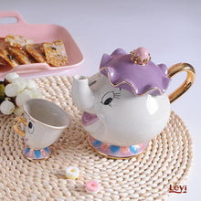 Load image into Gallery viewer, New Cartoon Beauty And The Beast Teapot Mug Mrs Potts Chip Tea Pot Cup One Set Lovely Christmas Gift Fast Post