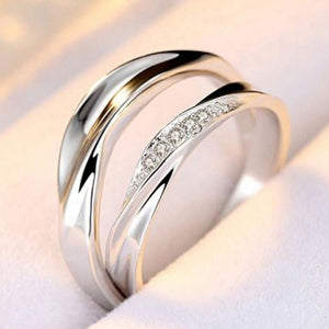 NEHZY 925 Sterling silver woman New Lady fashion opening wave of high-quality crystal stone jewelry vintage ring