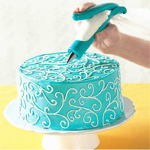1Set Cupcake Pastry Icing Piping Bag Nozzle Tip Mold Fondant Cake Fondant Sugar Party Baking Decorating Pen Tools