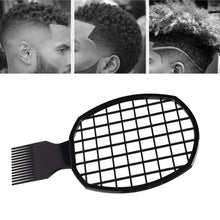 Charger l\&#39;image dans la visionneuse de la galerie, African Hairdressing Twist Wave Curly Hair Comb Professional Salon Barber Mesh Sponge Tin Foil Hot Brush Hairdressing Tool 2019