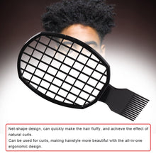 Load image into Gallery viewer, African Hairdressing Twist Wave Curly Hair Comb Professional Salon Barber Mesh Sponge Tin Foil Hot Brush Hairdressing Tool 2019