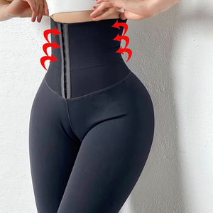 Cloud Hide Women Yoga Pants High Waist Trainer Sports Leggings Gym Tights Running Trouser Workout Tummy Control Panties S-XXXL