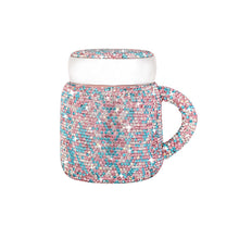 Load image into Gallery viewer, 400ml Sparkling Thermos Mug with Lid Ceramic Diamond