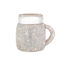 Charger l\&#39;image dans la visionneuse de la galerie, 400ml Sparkling Thermos Mug with Lid Ceramic Diamond