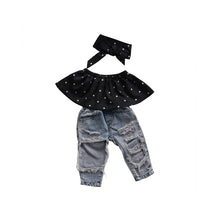 Charger l\&#39;image dans la visionneuse de la galerie, Fashion Summer Clothes Sets Infant Girls