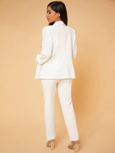 Load image into Gallery viewer, SHEIN Double Breasted Blazer Tailored Pants