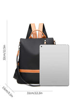 Load image into Gallery viewer, Side Pocket Anti theft Backpack