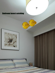 1pc Plastic Fly Catching Ball, Creative Yellow Anti-mosquito Ball For Bedroom, Living Room