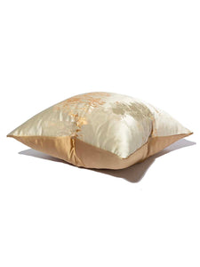 Luxury Chinese Style Pillowcase With Gold Foil Stamp Design, No Filling