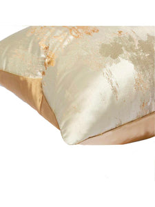 Luxury Chinese Style Pillowcase With Gold Foil Stamp Design, No Filling