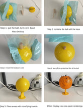Load image into Gallery viewer, 1pc Plastic Fly Catching Ball, Creative Yellow Anti-mosquito Ball For Bedroom, Living Room