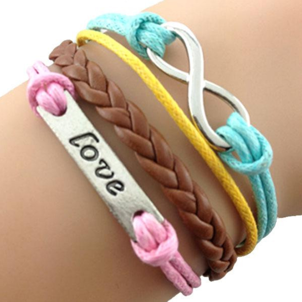 Love Always Colorful Bracelet  (Ships From USA)