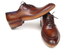 Load image into Gallery viewer, Paul Parkman Men&#39;s Side Handsewn Split-toe Brown Oxfords (ID#054-BRW)