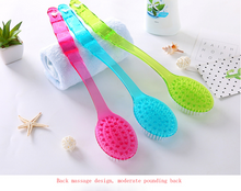 Load image into Gallery viewer, Bath Brush Skin Massage Health Care Shower Reach Feet Back Rubbing Brush With Long Handle Massage Clean Bath Accessories