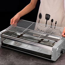 Load image into Gallery viewer, Electric Barbecues Grill Portable Indoor Outdoor Smokeless Electronic Raclette 3 Bakeware 12 Tray C0031 US STOCK