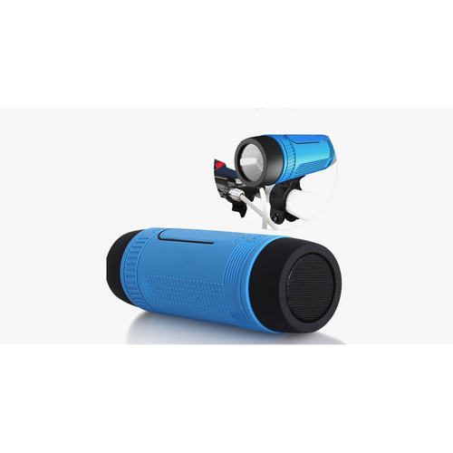 Bicycle Waterproof Bluetooth Speaker with LED Light  (Ships From USA)
