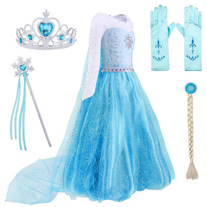 Costume for Girls Halloween Princess Cosplay Dress Up Role Play Outfits