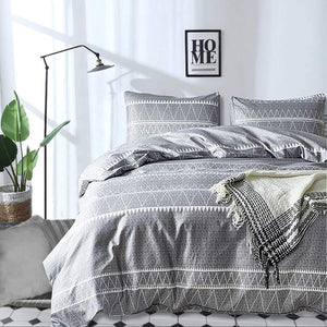 Grey Comforter Set Twin, Ultra Soft Microfiber Reverisble Down Alternative Comforter Set - 2 Pieces (1 Solid Comforter + 1 Pillow Case),