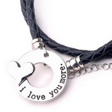 Load image into Gallery viewer, I Love You More - Hand Stamp Bracelet (Ships from USA)