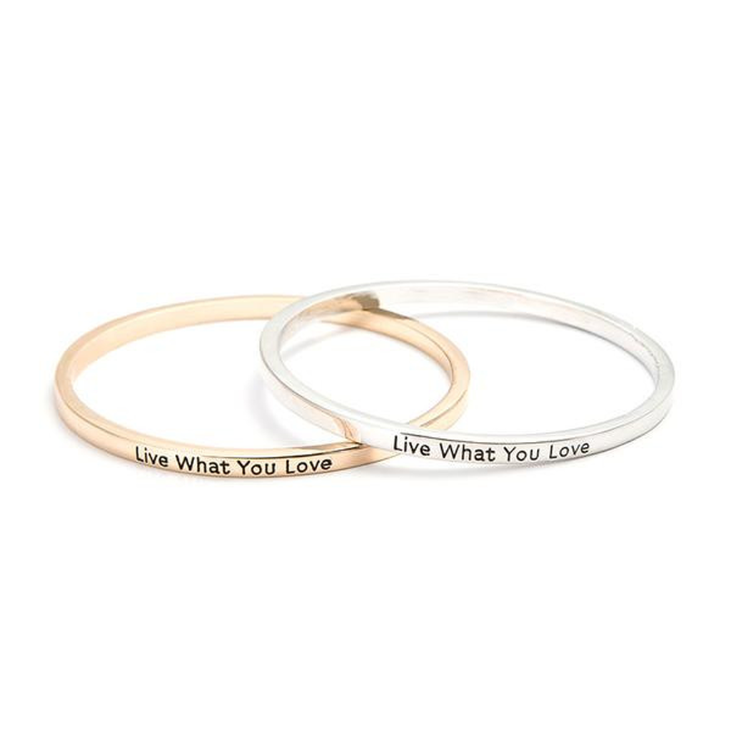 Live What You Love Bangle (Ships from USA)