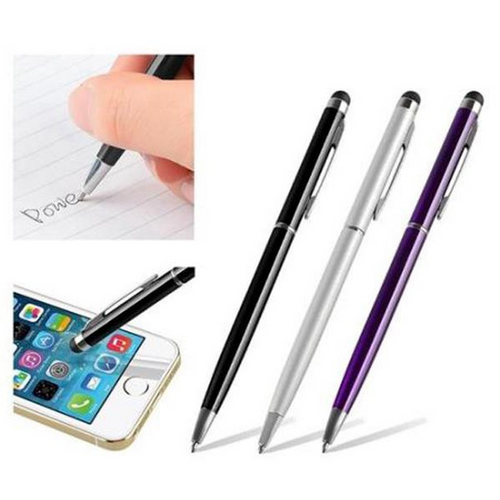 2in1 Screen Touch Pen Stylus Ballpoint Pen for iphone (Ships From USA)