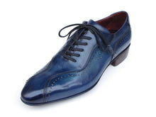 Load image into Gallery viewer, Paul Parkman Handmade Lace-Up Casual Shoes For Men Blue (ID#84654-BLU)