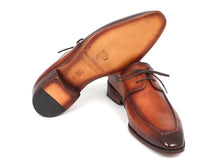 Load image into Gallery viewer, Paul Parkman Brown Leather Apron Derby Shoes For Men (ID#33SX92)