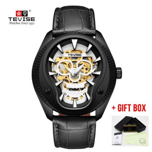 Tevise Mechanical Skull Style Watch For Men