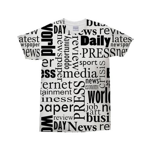 Bold Headline 3D T-Shirt