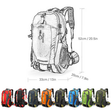 Charger l\&#39;image dans la visionneuse de la galerie, Backpacks Travel Hiking Backpack Climbing Backpack Rucksack 40L Camping Hiking Backpack Women Trekking Bag For Men