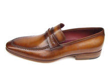 Load image into Gallery viewer, Paul Parkman Men&#39;s Loafer Brown Leather Shoes (ID#068-CML)