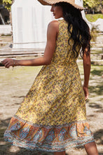 Load image into Gallery viewer, Floral Boho Mixed Print Dress