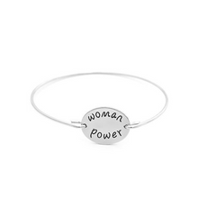 Load image into Gallery viewer, Woman Power Charm Bangle (Ships from USA)
