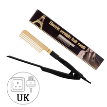 Charger l\&#39;image dans la visionneuse de la galerie, Gold Hair Straightener Comb