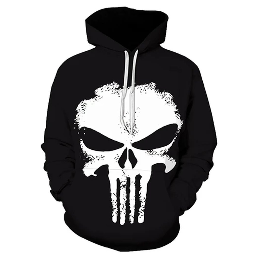 Punisher Skull 3D Hoodie Sweatshirt Pullover