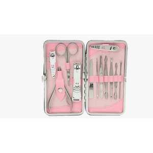 12 Piece Stainless Steel Professional Manicure Set  (Ships From USA)