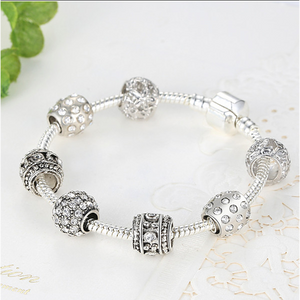 Elegant Crystal Charm Bracelet (Shipped From USA)
