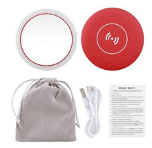 Load image into Gallery viewer, Portable LED Lighted Mini Circular Makeup Mirror