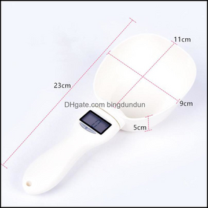 Electronic Measuring Spoon Scale Portable Pet Food Water Scoop