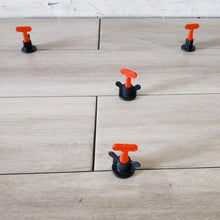 Charger l\&#39;image dans la visionneuse de la galerie, 50 Pcs/ Pack Reusable Anti-Lippage Tile Leveling System level wedges tile spacers for Flooring Wall Tile Leveling System