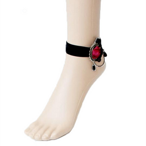 Trendy Deep Rose Anklet (Ships From USA)