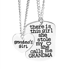 Load image into Gallery viewer, Grandma&#39;s Girl Charm Pendant (Ships From USA)