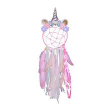 Load image into Gallery viewer, Unicorn Dream Catcher for Girls, Colorful Feather Dream Catchers for Bedroom