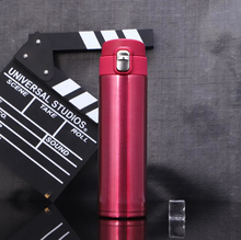 Load image into Gallery viewer, Ultralight 304 stainless steel portable outdoor thermos cup with one click to open straight drink simple 500ml water cup ultrath