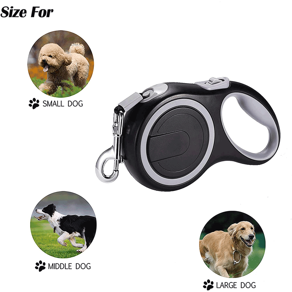 Long Strong Pet Leash For Large Dogs Durable Nylon Retractable Big Dog Walking Leash Leads Automatic Extending Dog Leash Rope