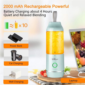 Bear Brand Portable Personal Blender LLJ-C04G5 Green