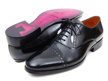 Load image into Gallery viewer, Paul Parkman Men&#39;s Captoe Oxfords Black Dress Shoes (ID#78RG61)
