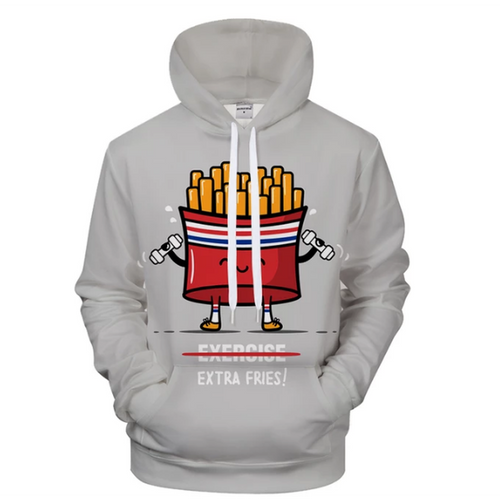 Extra Fries Please 3D - Sweatshirt, Hoodie, Pullover