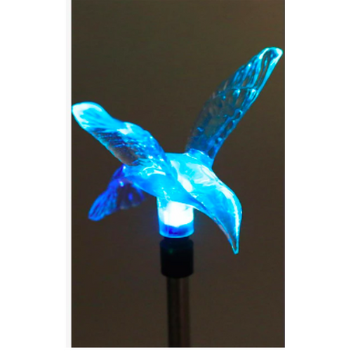 Solar-Powered LED Color Changing Lawn Lamp-2pack