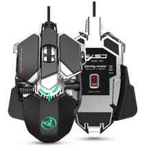 Load image into Gallery viewer, Wired Gaming Mouse LED Backlit Programmable Mechanical Mouse, up to 6400 DPI for Windows PC Gamers